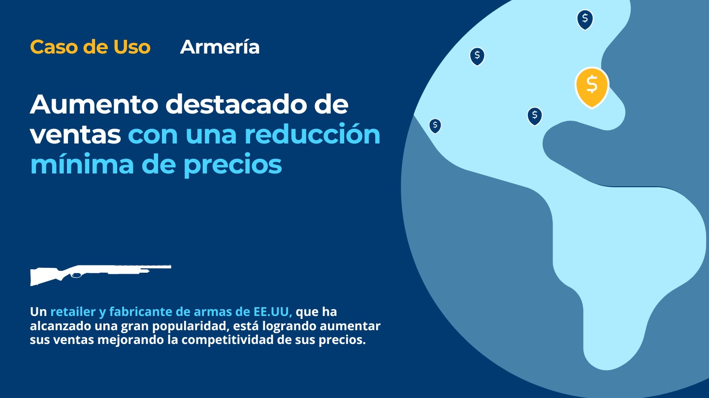 Cómo un líder en armería aumentó sus ventas con una mínima bajada de precios