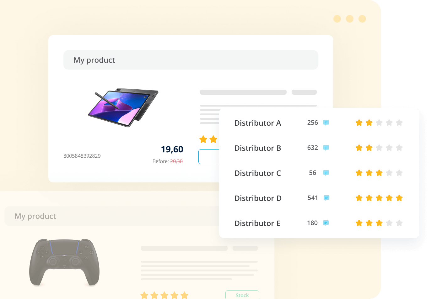 eCommerce and marketplace rating and review monitoring