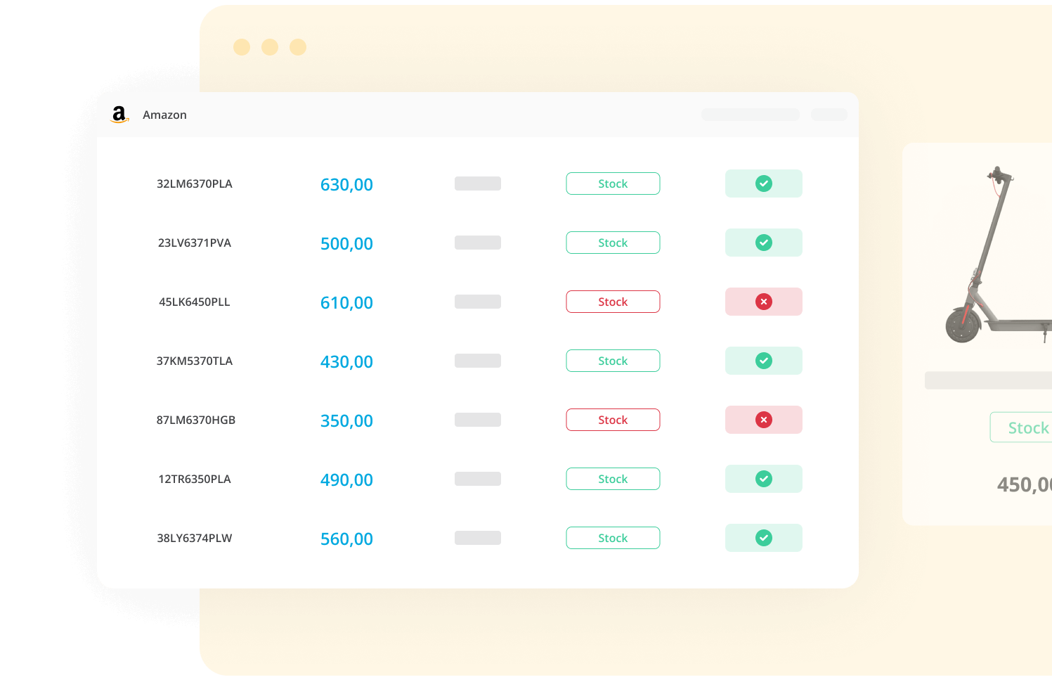 Complete competitor catalogue monitoring for purchasing departments